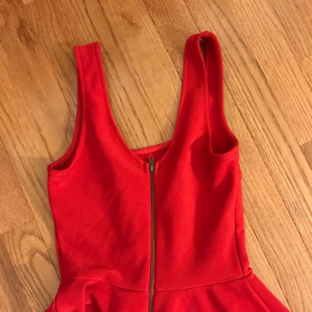 Lulus Red Scoop neck dress - Picture 3 of 3